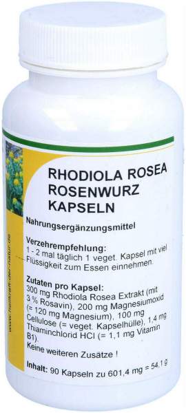 Rhodiola Rosea 200 mg 3% 90 Kapseln