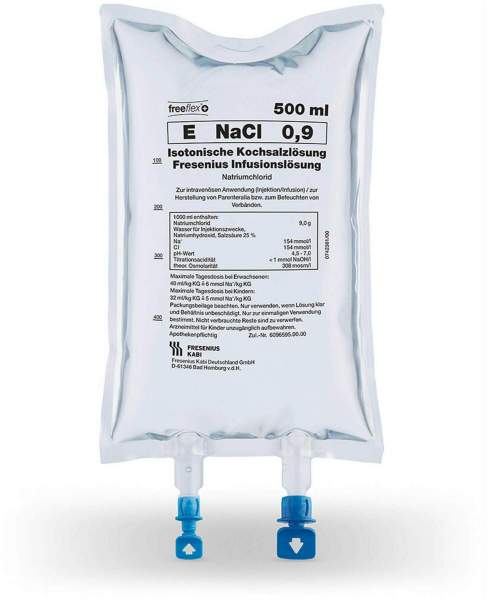 Isotonische Kochsalzlösung Fresenius Freeflex+ 20 X 500 Ml...