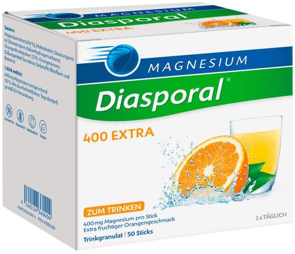 Magnesium Diasporal 400 extra Trinkgranulat 50 Stück
