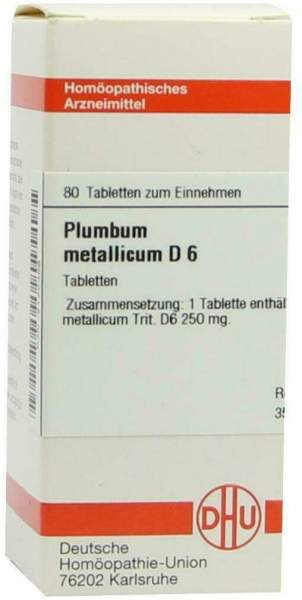 DHU Plumbum metallicum D6 Tabletten