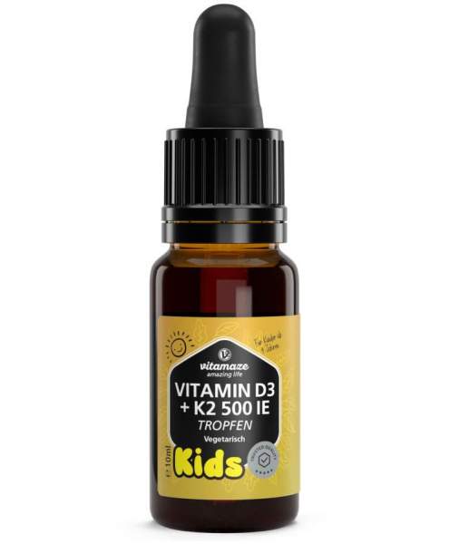 Vitamin D3 K2 500 I.E. Kinder Tropfen 10 ml
