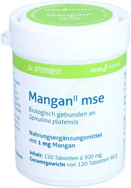 Mangan II Mse Tabletten 120 Stück