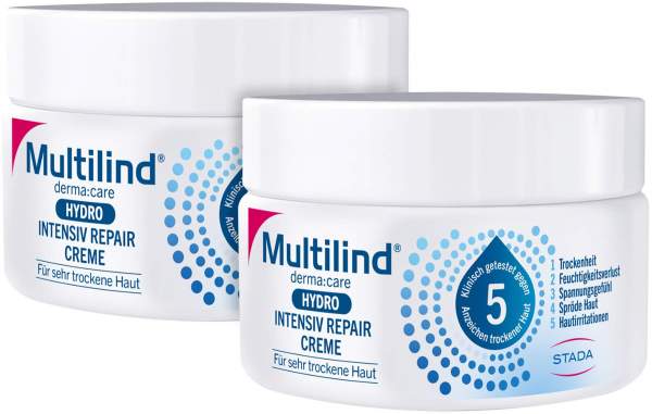 Multilind DermaCare Hydro Intensiv Repair Creme 2 x 150 ml