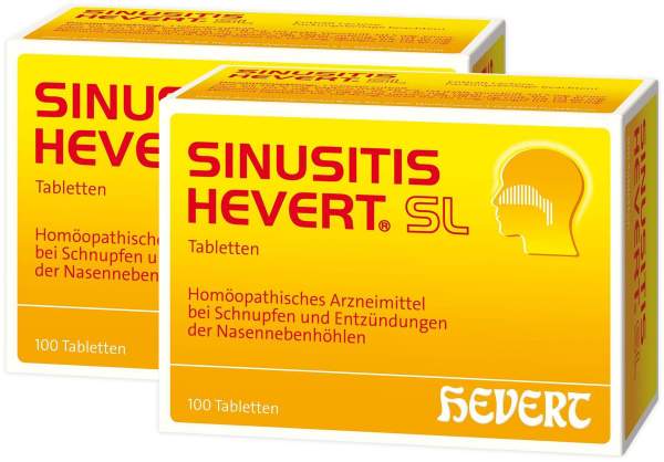 Sinusitis Hevert SL 2 x 100 Tabletten