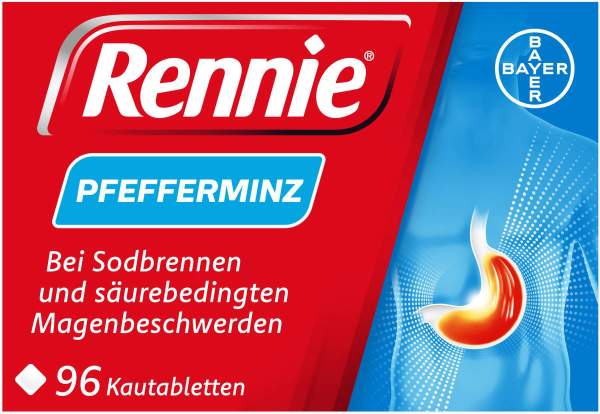 Rennie Pfefferminz 96 Kautabletten