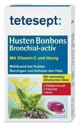 Tetesept Hustenbonbons Bronchial-Activ 100 G Bonbons