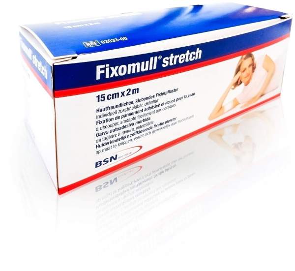 Fixomull stretch 15 cm x 2 m 1 Pflaster