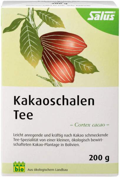Kakaoschalen Tee Bio Cortex Cacao Salus 200 G
