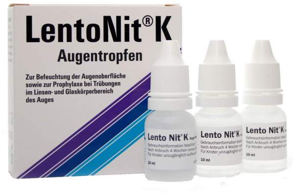 Lento Nit K Augentropfen 3 X 10 ml