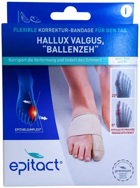Epitact Korrekturschiene Hallux Valgus L 1 Stück