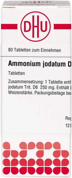 AMMONIUM JODATUM D 6 Tabletten 80 Stück