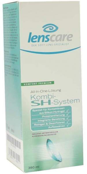 Lenscare Kombi Sh System Lösung 380 ml + 1 Behälter