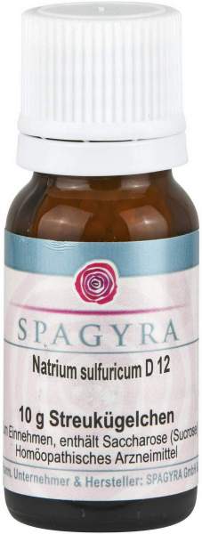 Natrium Sulfuricum D 12 Globuli 10 G