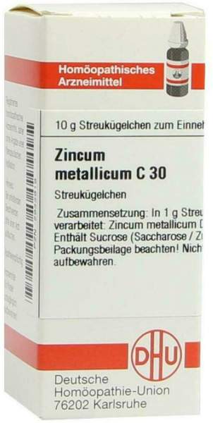 DHU Zincum Metallicum C30 10 g Globuli