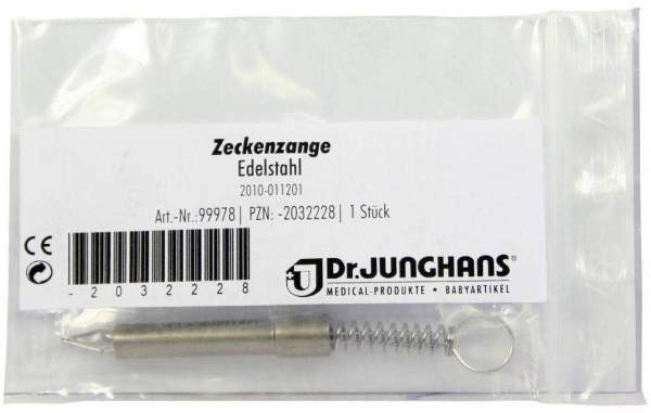 Zeckenzange Edelstahl Rostfrei 1 Stück