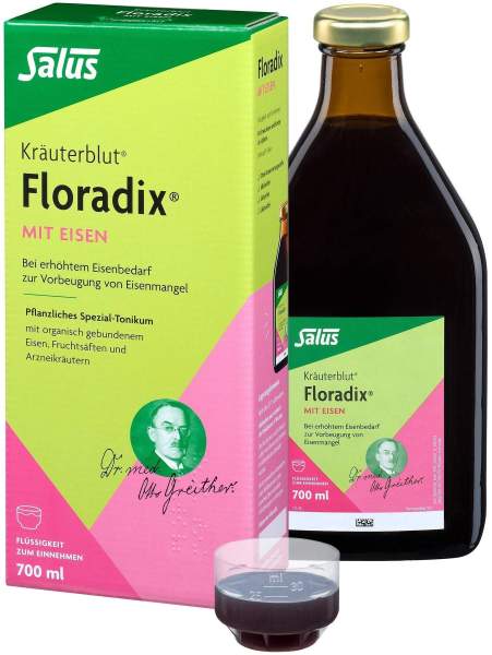 Floradix mit Eisen Flüssigkeit zum Einnehmen 700 ml