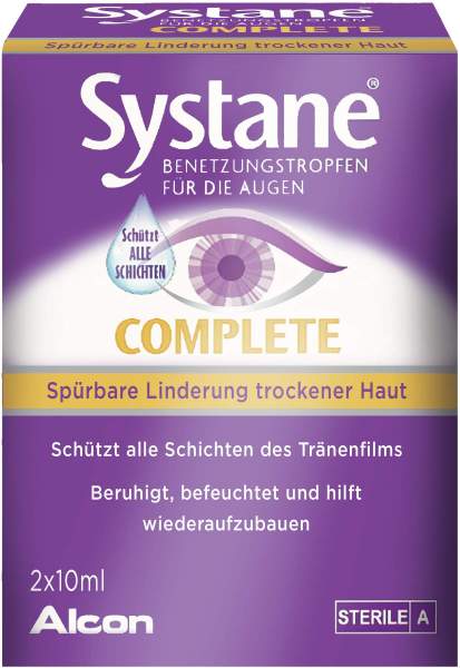 Systane Complete Benetzungstropfen 2 x 10 ml Augentropfen