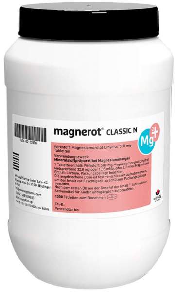 Magnerot Classic N 1000 Tabletten