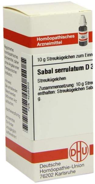 Sabal Serrulatum D3 10 G Globuli