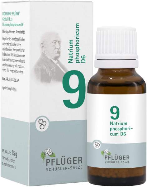 Biochemie Pflüger Nr. 9 Natrium Phosphoricum D6 15 G Globuli