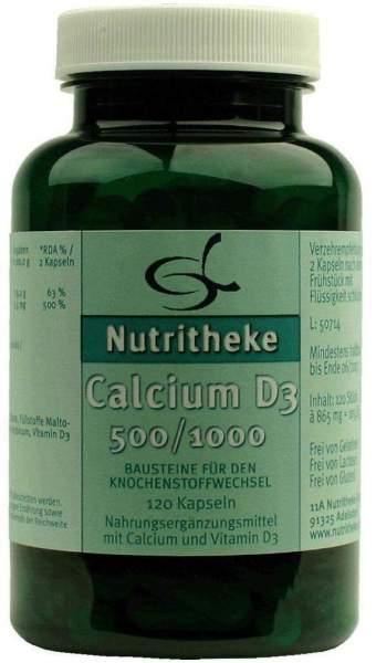 Calcium D3 500-1.000 Kapseln 120 Kapseln