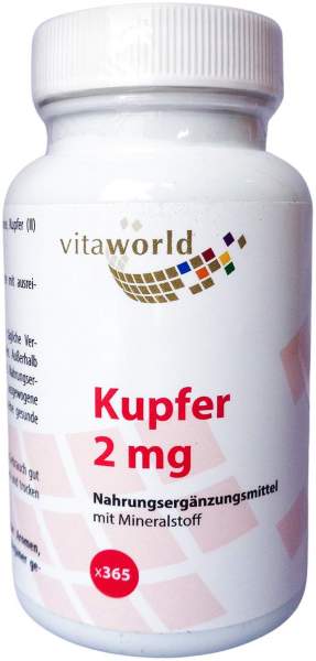 Kupfer 2 mg 365 Tabletten