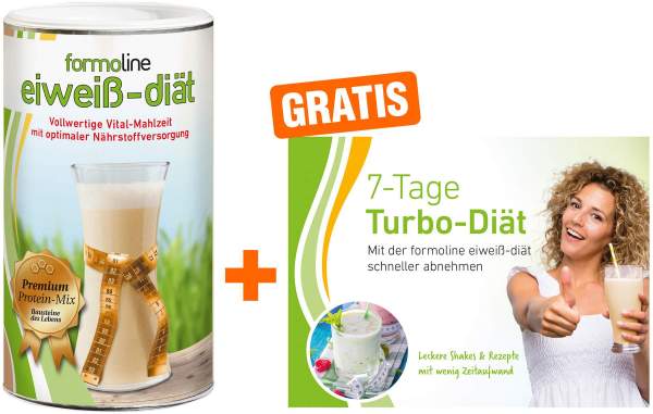 Formoline Eiweiß Diät 480g Pulver + gratis Booklet 7-Tage Turbo-Diät 1 Stück