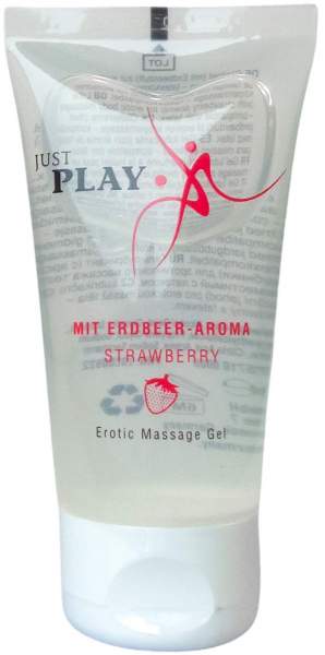 Just Play Massage Gel Erdbeere 50 ml