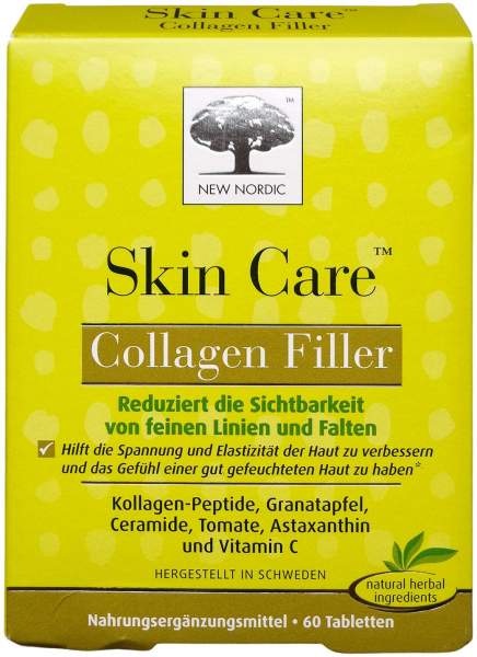 Skin Care Collagen Filler Tabletten 60 Stück