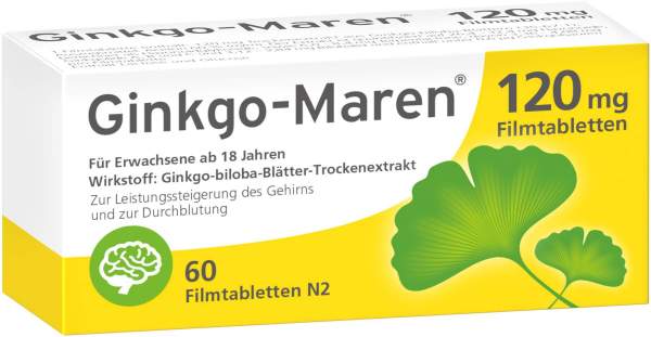 Ginkgo Maren 120 mg 60 Filmtabletten