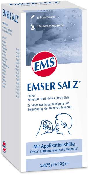 Emser Salz 1,475 G + Emser Kindernasendusche Nasanita