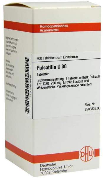 Pulsatilla D30 Tabletten 200 Tabletten