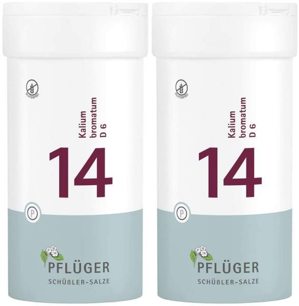 Biochemie Pflüger 14 Kalium bromatum D6 2 x 400 Tabletten