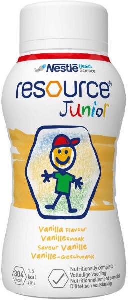 Resource Junior Vanille-Geschmack Flüssig 4 X 200 ml