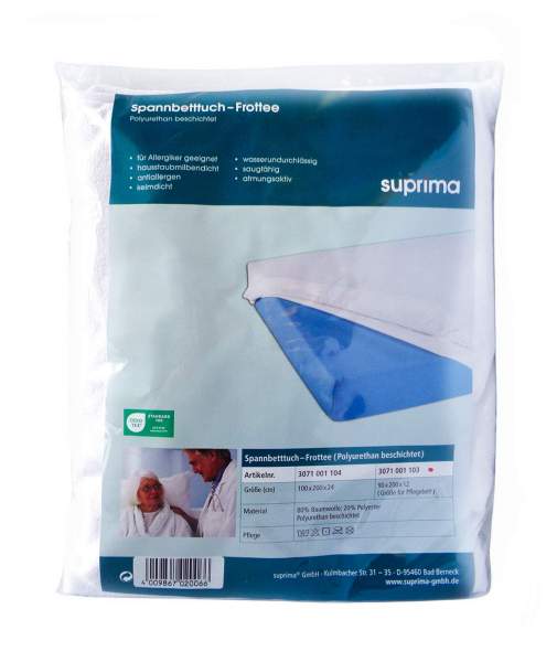 Suprima Spannbetttuch 3071 Frottee 12x90x200 cm