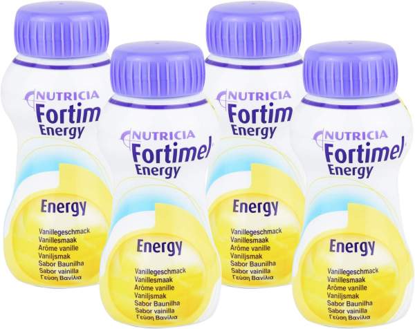 Fortimel Energy Vanillegeschmack 8x4x200 ml Flüssigkeit