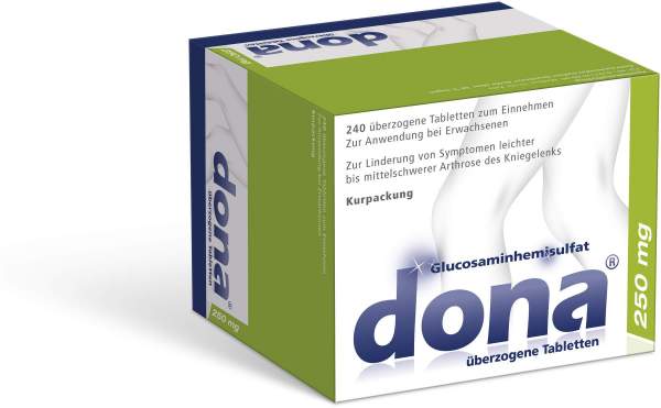 Dona 250 mg 240 Tabletten Kurpackung Arthrose