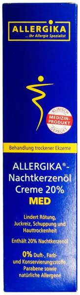 Allergika Nachtkerzenöl Creme 20 % MED 100 ml