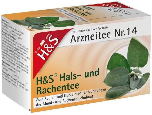 H&amp;S Hals- und Rachentee Filterbeutel