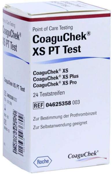 Coaguchek Xs Pt Test 24 Teststreifen