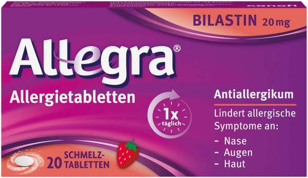 Allegra Allergietabletten 20 mg 20 Schmelztabletten