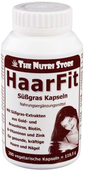Süßgras Haarfit Vegetarische Kapseln