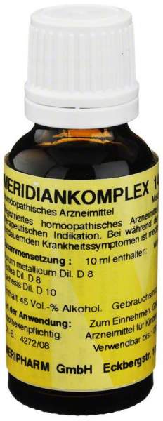 Meridiankomplex 14 20 ml Tropfen