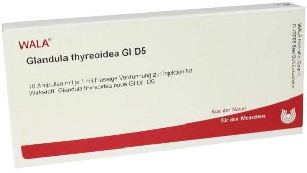 Wala Glandula thyreoidea Gl D5 10 x 1 ml Ampullen