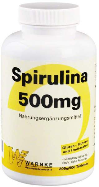 Spirulina 500 500 Tabletten