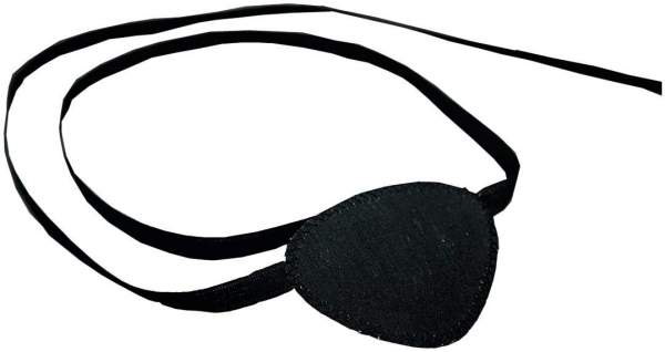 Augenklappe Mit Bindeband Schwarz
