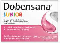 Dobensana Junior Zuckerfrei 1,2 mg und 0,6 mg 24 Lutschtabletten
