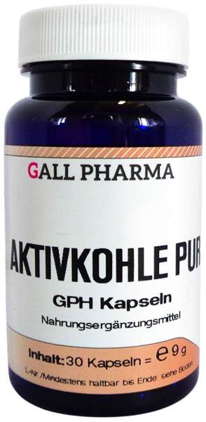 AKTIVKOHLE Kapseln Pur GPH 30 Kapseln