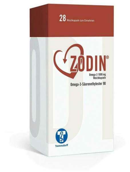 Zodin Omega 3 1.000 mg 28 Weichkapseln