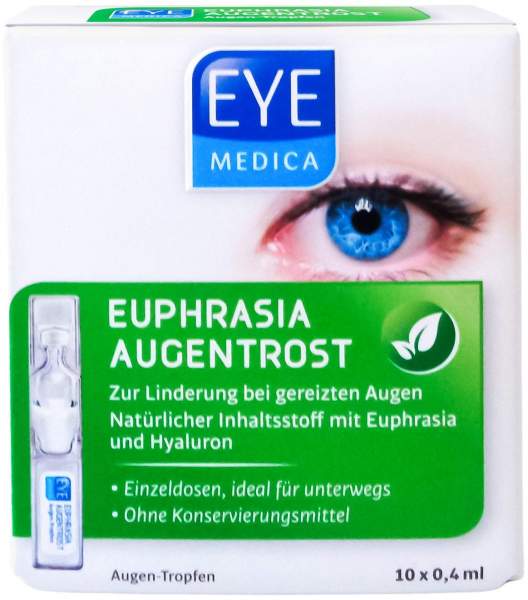 Eyemedica Euphrasia Augentrost Augentropfen 10 x 0,4 ml